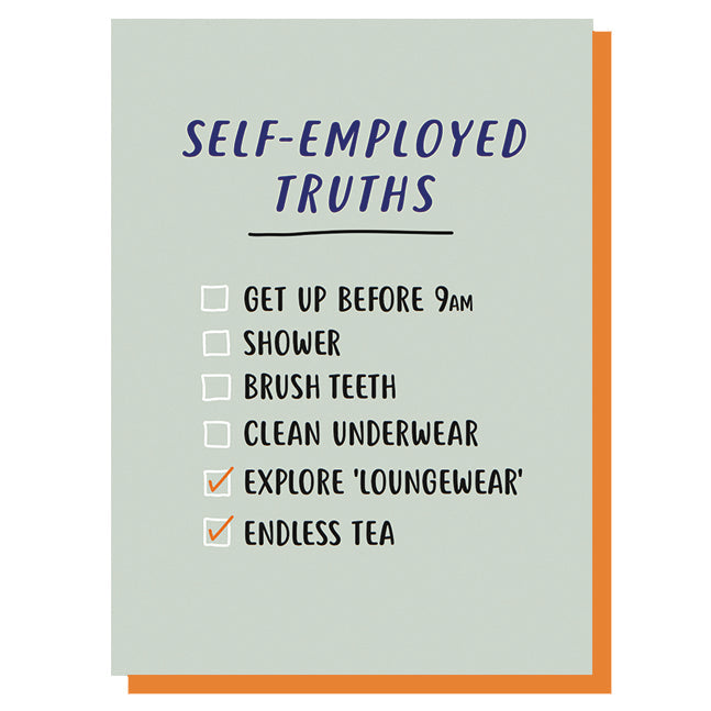 Self-Employed Truths Leaving/New Job Card