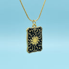The Sun Tarot Card Pendant Necklace