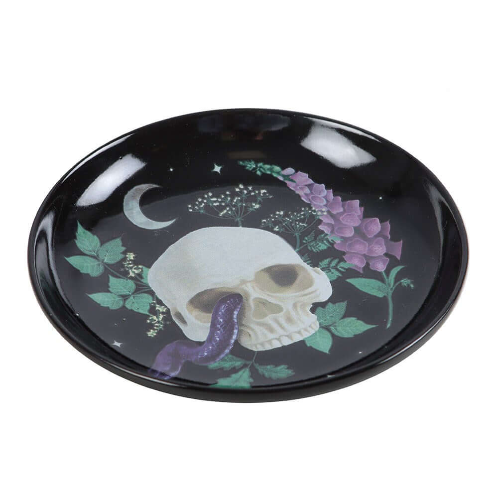 Gothic Gifts Venom & Vines Skull Trinket Dish