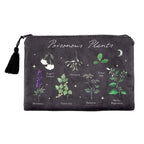 Gothic Gifts Poisonous  Plants Makeup Bag