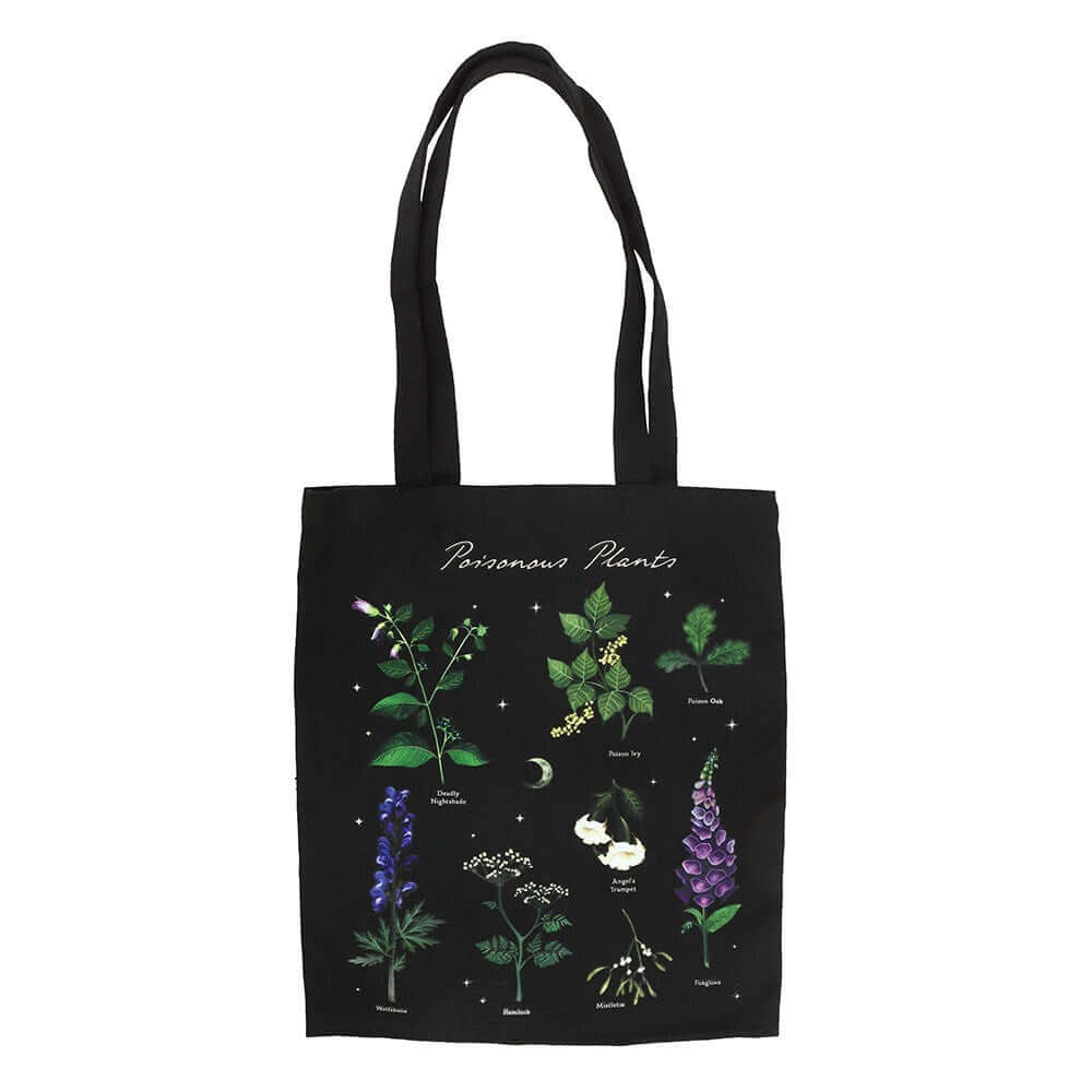 Gothic Gifts Poisonous Plants Polycotton Tote Bag