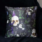 Gothic Gifts 35cm Square Venom & Vines Print Cushion
