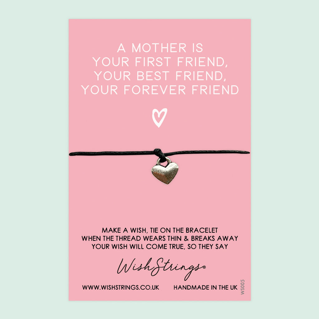 WishStrings ‘Mother, My Best Friend’ Wish Bracelet | Thoughtful Gift for Mum | Meaningful Wish Bracelet to Show Love & Appreciation