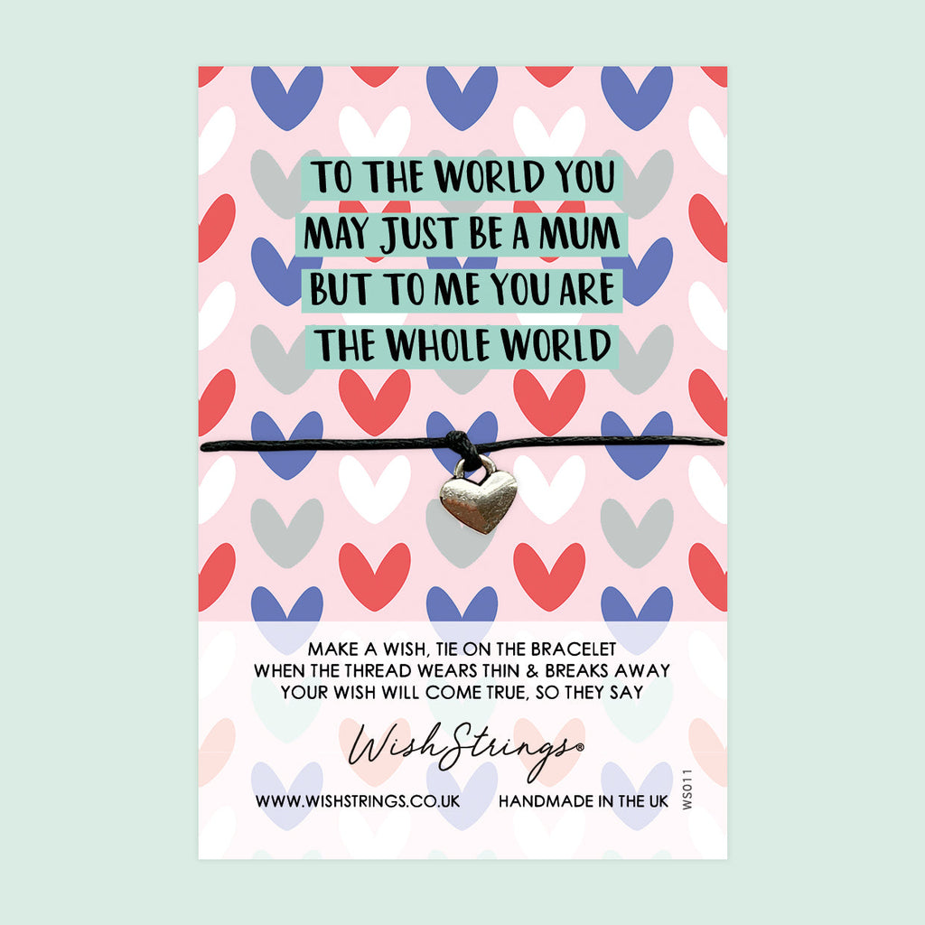 WishStrings Wish Bracelet – Thoughtful Thank You Gift | Mother's Day Card Included