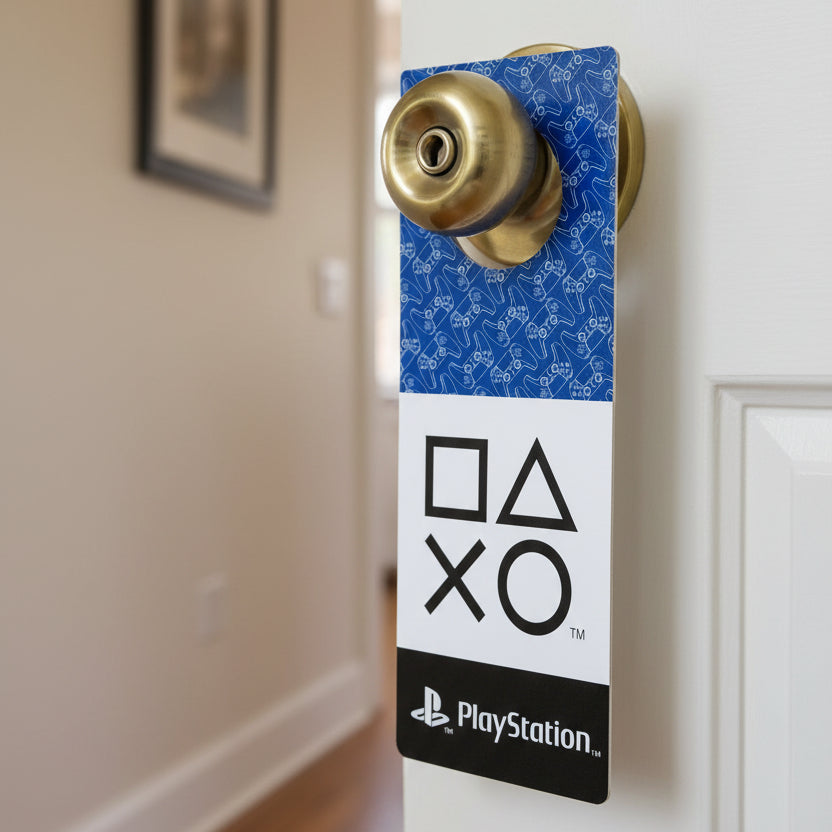 PlayStation Buttons Gamer Door Hanger