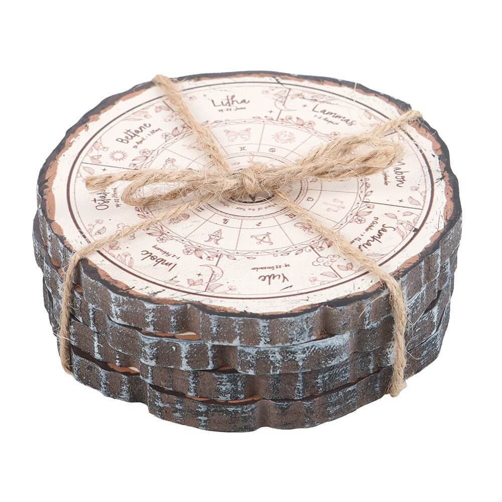 Gothic Gifts Wheel of the Year Coaster Set