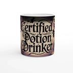🧙‍♀️ Certified Potion Drinker Heat-Reveal Mug – Magical Colour-Changing Wizard Mug 🪄✨