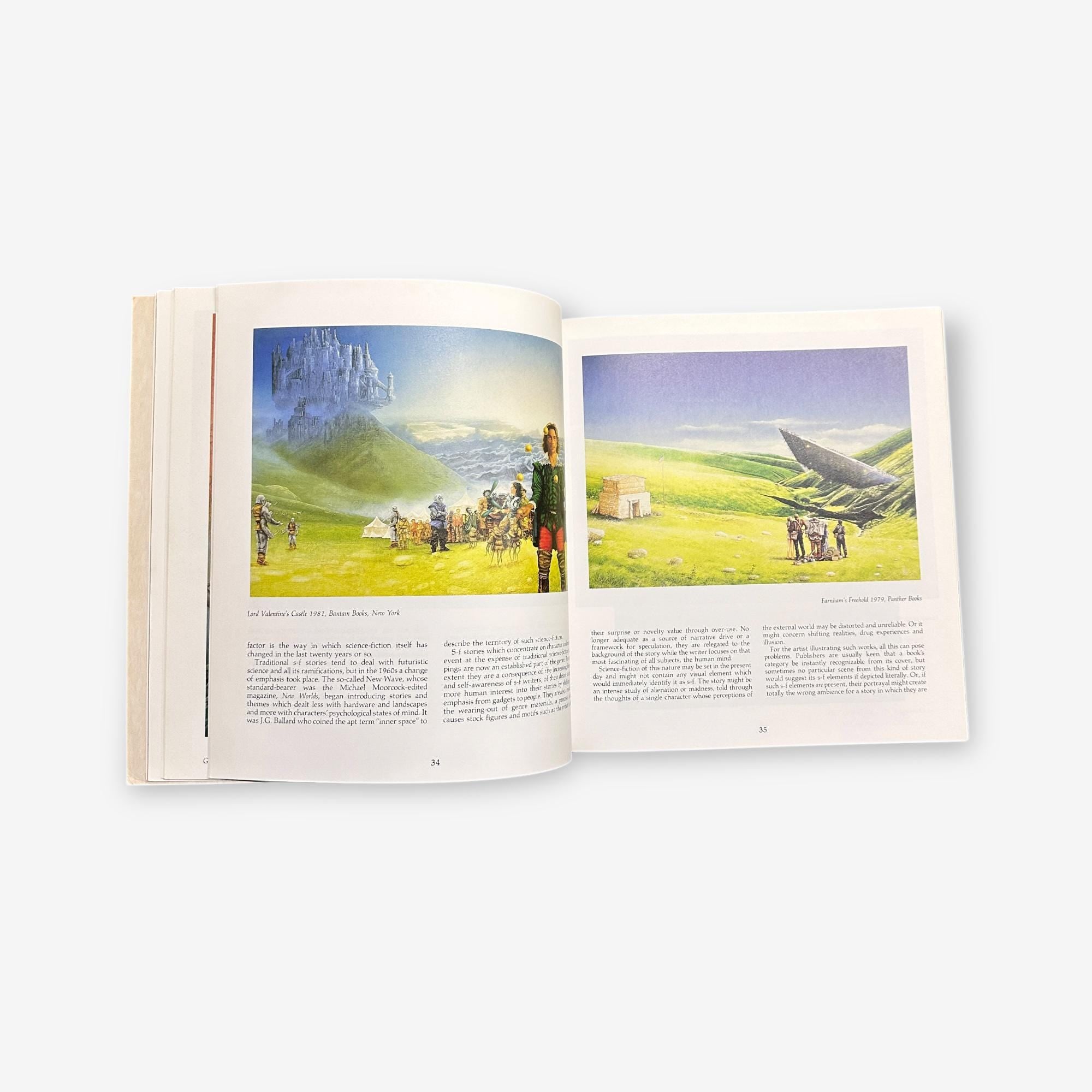 Lightship - Jim Burns: Master Of SF Illustration - Paperback Book (Chris Evans) 1985