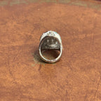 Unusual Statement Masquerade Mask Ring White/Silver Tone Various Colours & Sizes