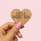 Pocket Hug - Merry Christmas | Festive Stocking Filler & Secret Santa Gift | Keepsake Token for Sending Hugs & Holiday Cheer
