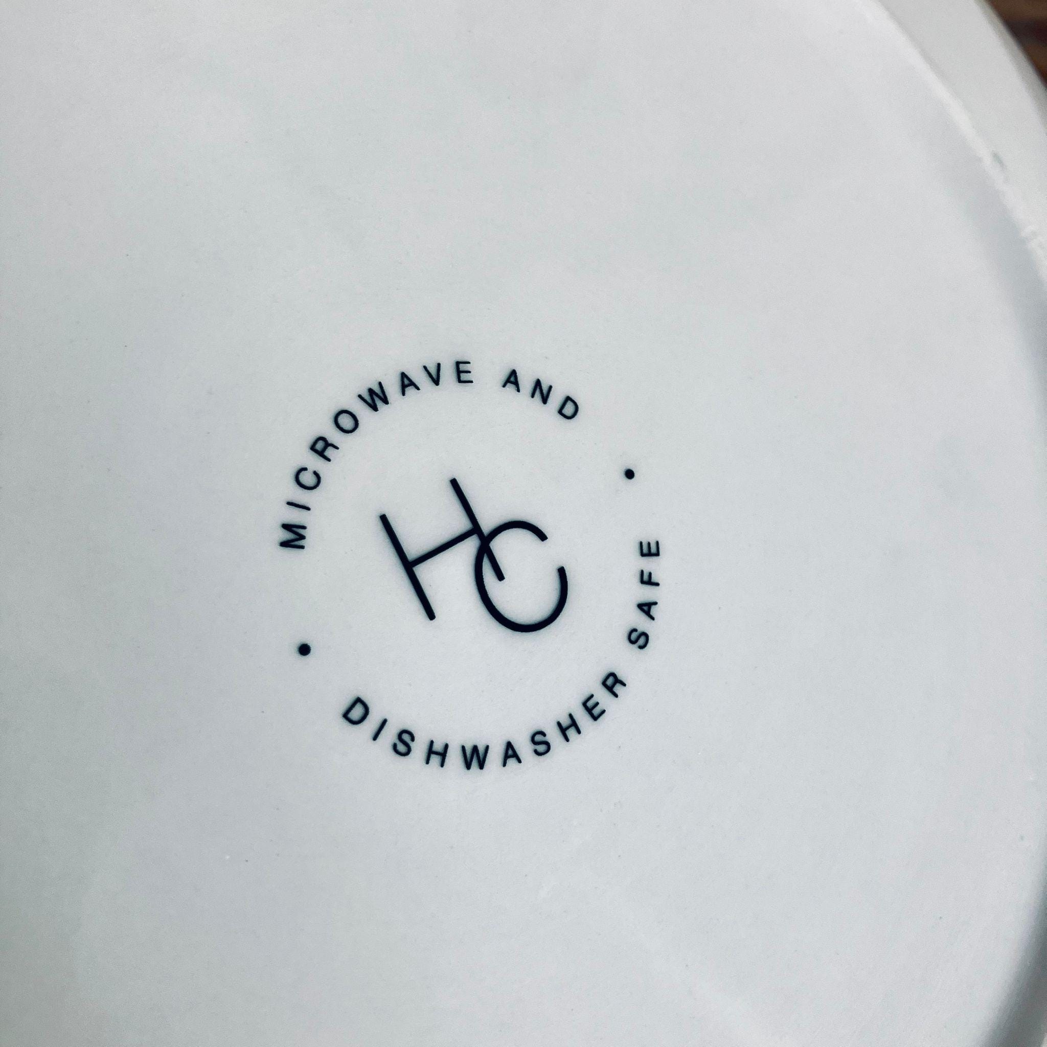 Novelty Printed Plate Protein Carbs Vegetables Unique Homeware Dining Gift 23cm