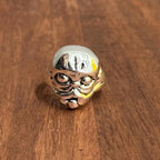 Alternative Sci-fi Alien Skull Statement Ring Creepy Halloween Ring - Various Sizes