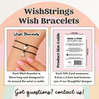 WishStrings Wish Bracelet – Thoughtful Thank You Gift | Mother's Day Card Included