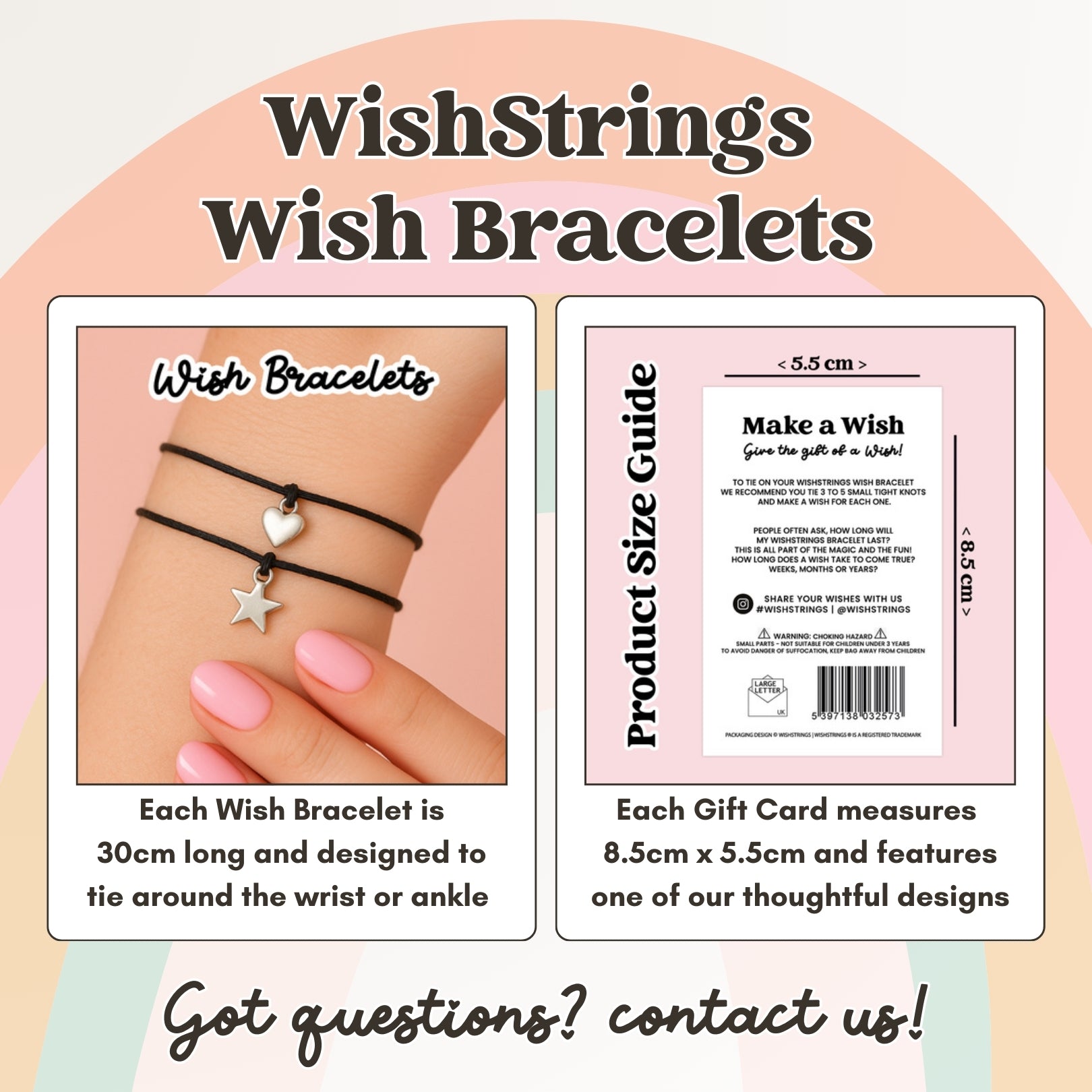 WishStrings ‘Lovely Mother’s Day’ Wish Bracelet | Thoughtful Gift for Mum | Meaningful Wish Bracelet to Celebrate Mother’s Day