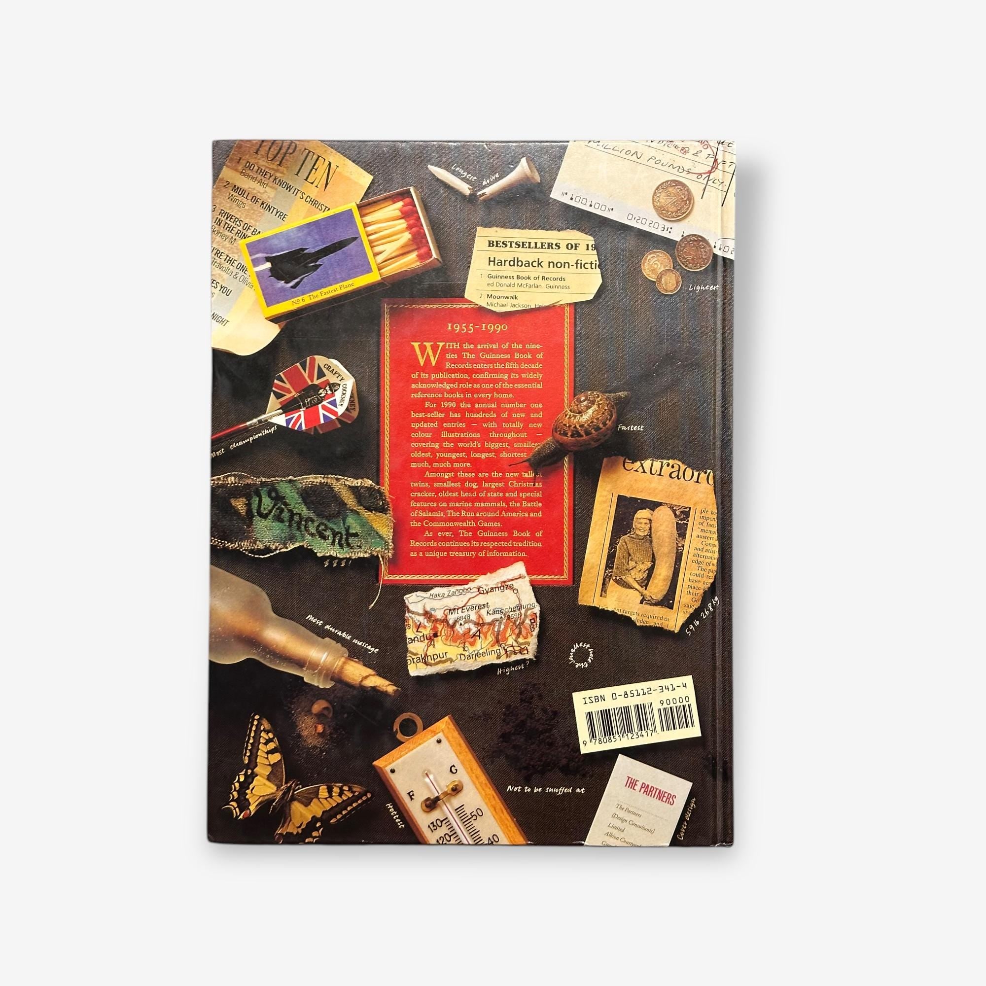The Guinness Book Of Records 1990 Hardback Book (Donald McFarlan)