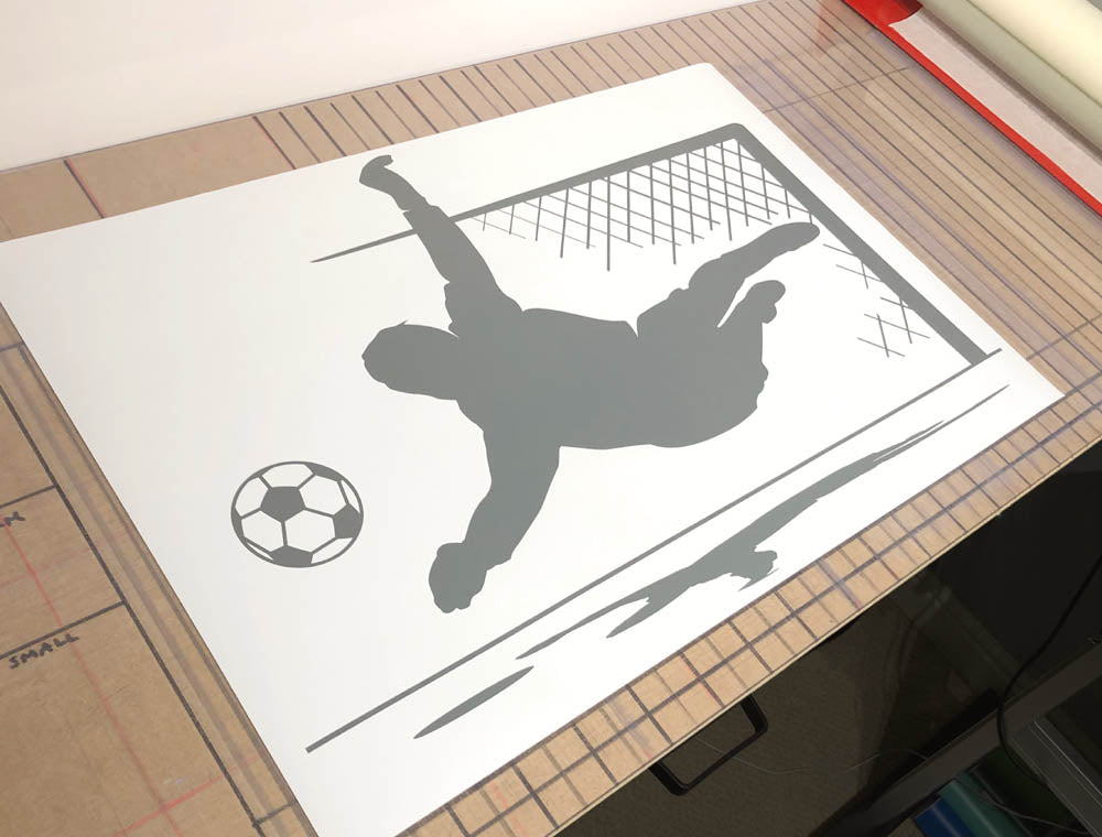 Basketball Wall Sticker – Sports Silhouette Wall Decor