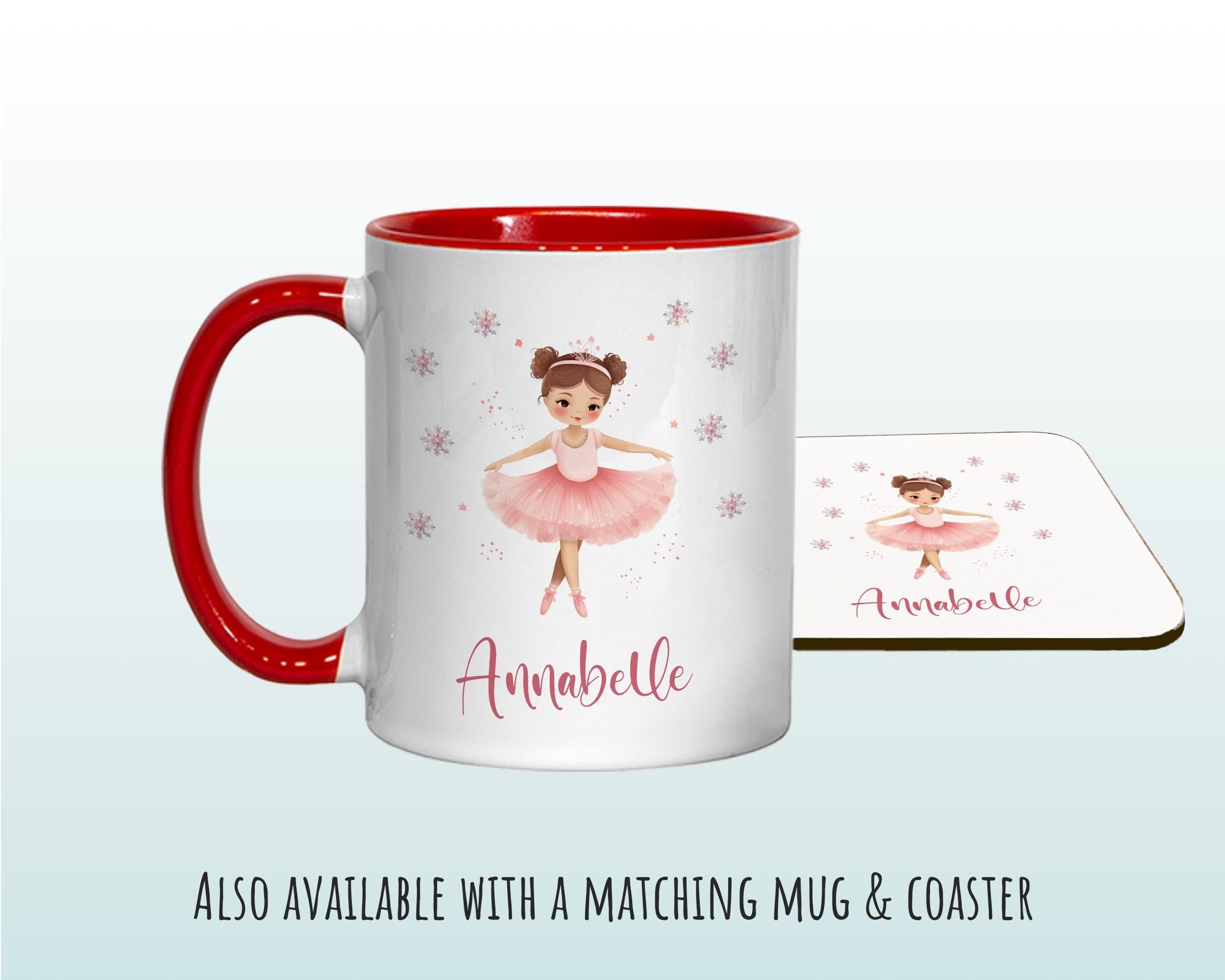 Personalised Christmas Sack - Santa Sack for Kids Presents Xmas Pink Ballerina Design Stocking Christmas Eve Bag Box for Girls & Boys XS006