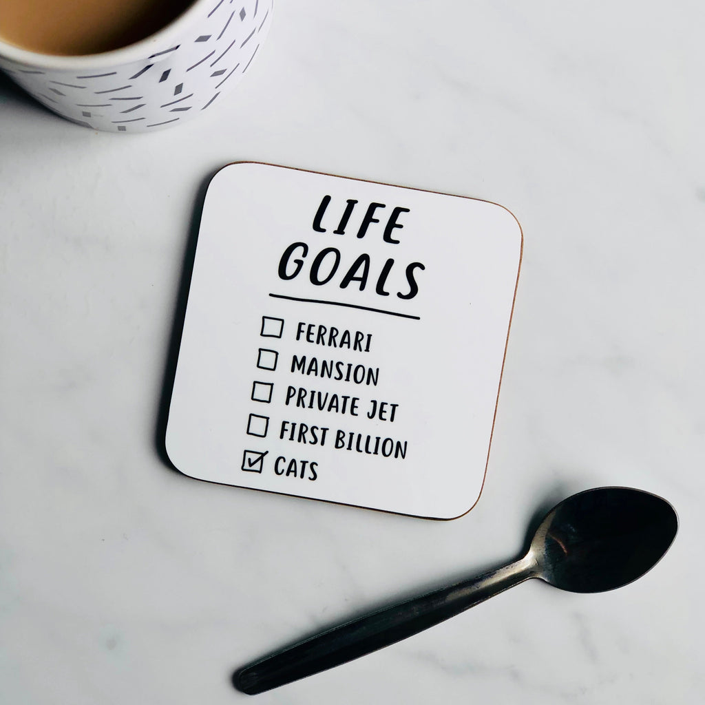 Life Goals Coaster