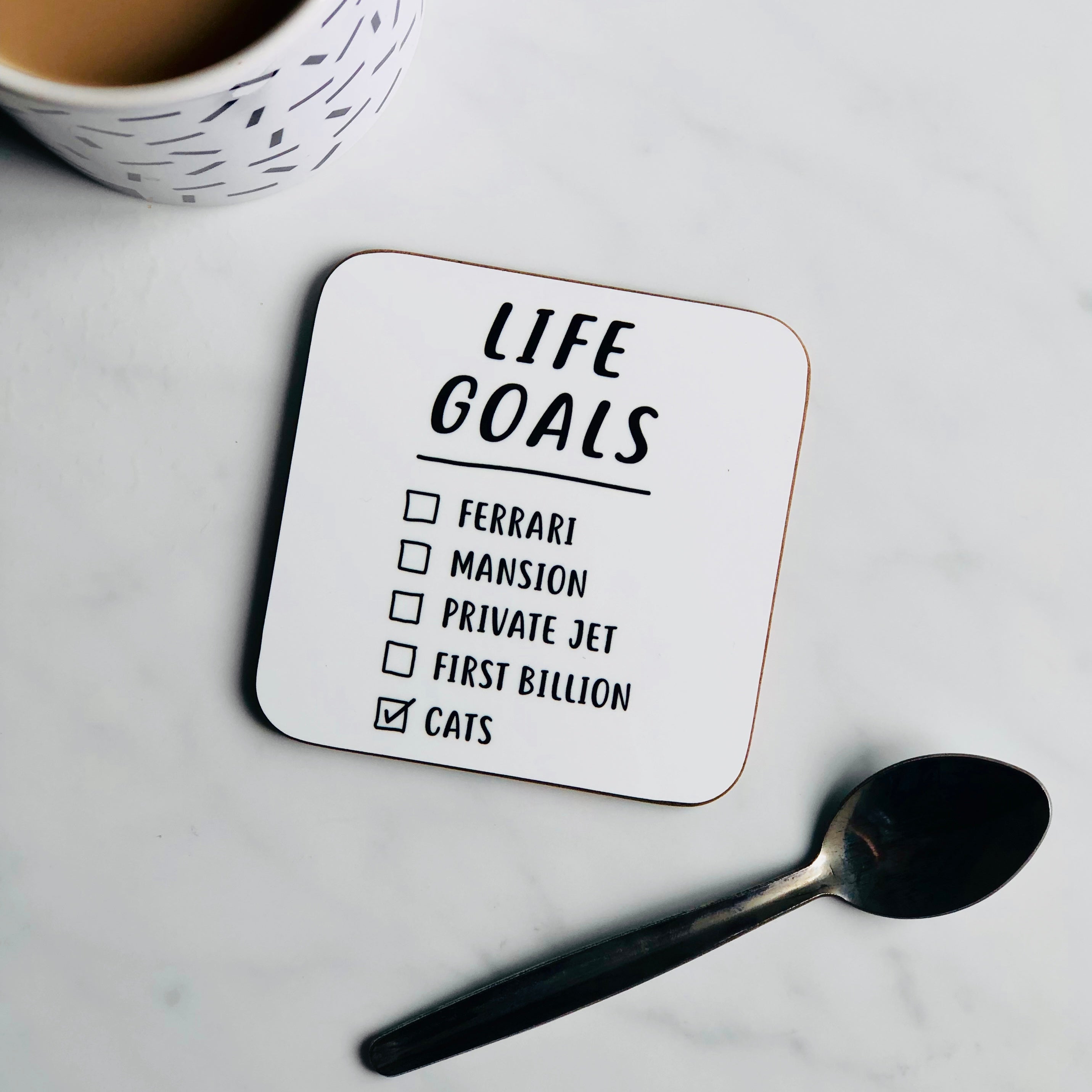 Life Goals Coaster