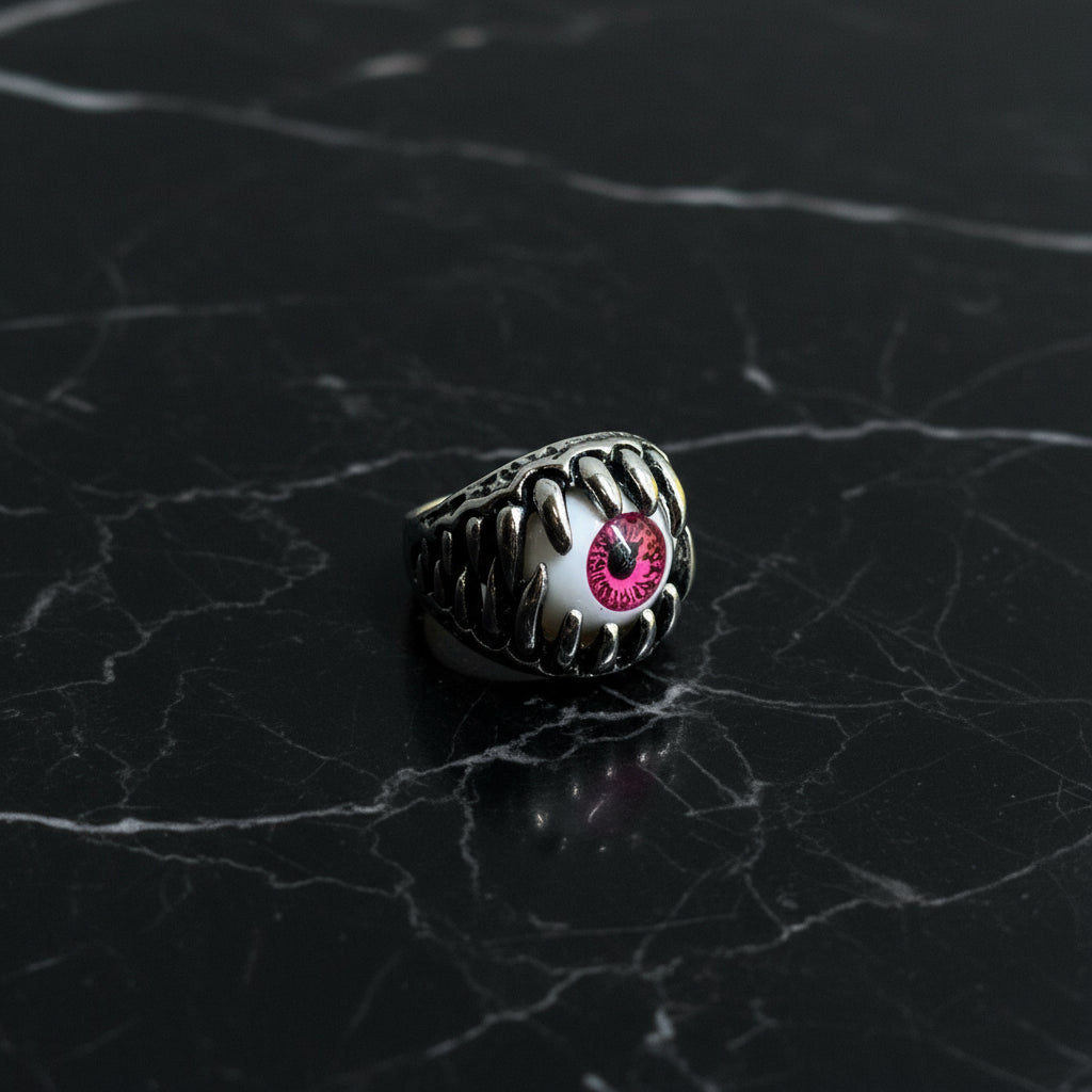 novelty horror eyeball ring side 2
