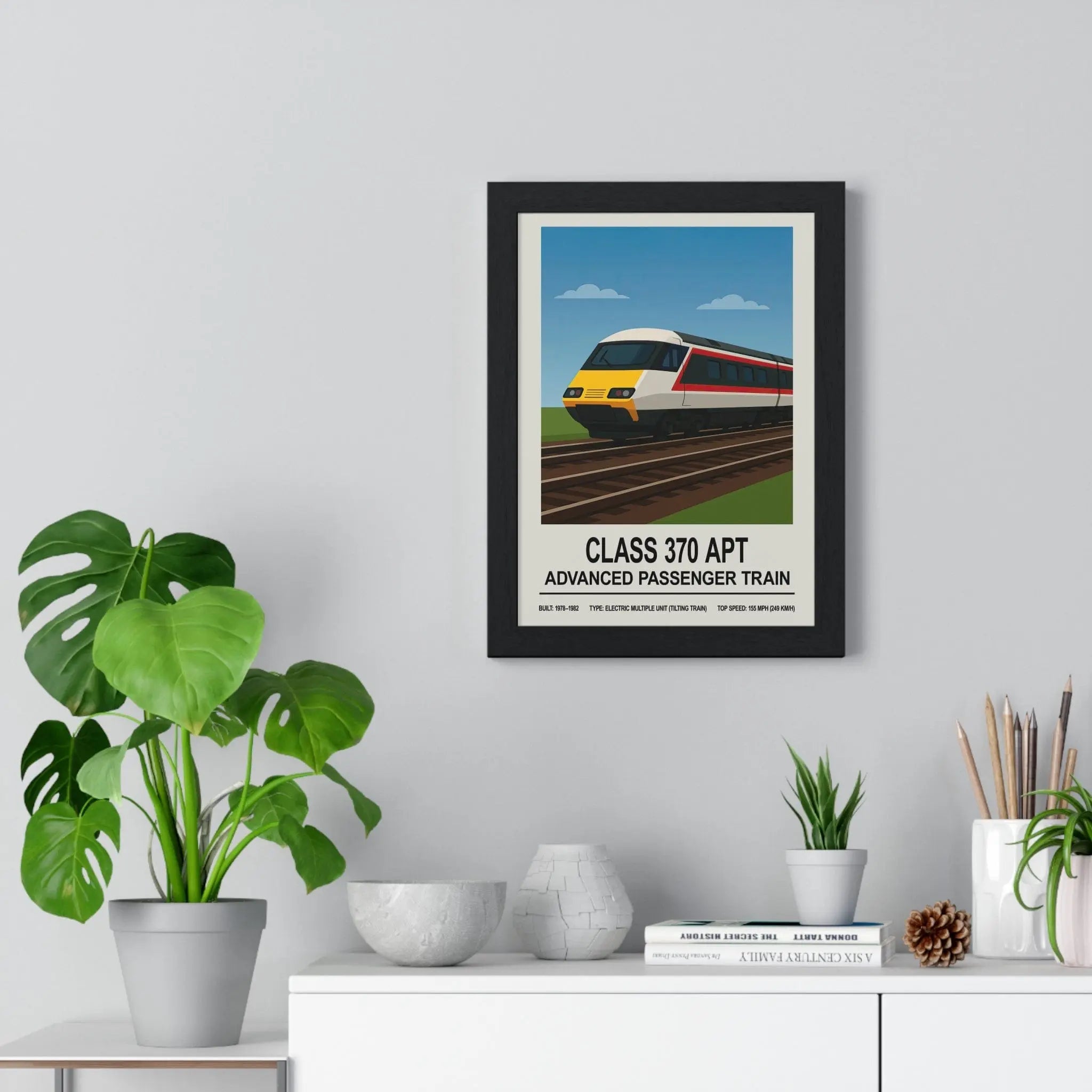 Class 370 APT Poster | Advanced Passenger Train British Rail Wall Art