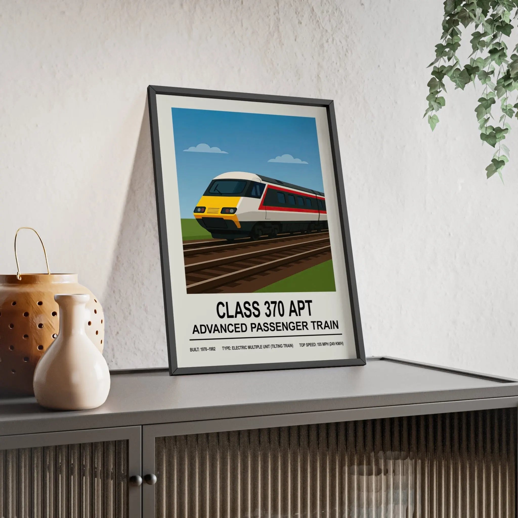Class 370 APT Poster | Advanced Passenger Train British Rail Wall Art